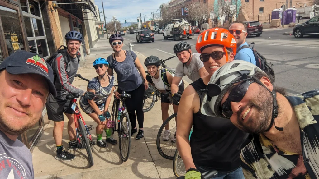 Car-Free Tucson biking with friends